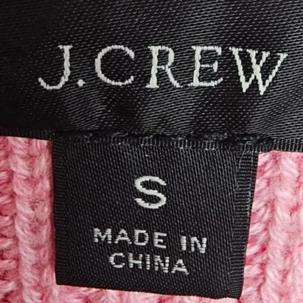 J. Crew Womens Cotton Cashmere Turtleneck Sweater S Classic Preppy Quiet Luxury